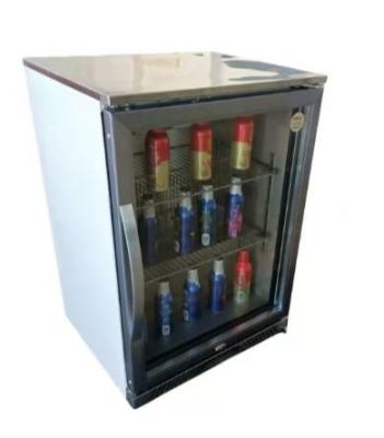 China Small Bar Upright Glass Door Freezer 108L 2 To 8 Degree for sale