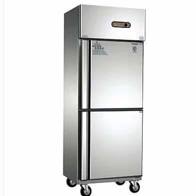 China Stainless Steel Double Door Reefer Freezer Freezer for sale