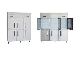 中国 ステンレス鋼の6つのドアの注文の冷蔵庫の冷凍庫のフリーザー肉シーフードの大容量商業Haier 販売のため
