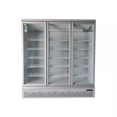 China Debajo del gabinete de exhibición refrigerado de la bebida del restaurante de la tienda del supermercado de la refrigeración de la unidad de cristal de la puerta en venta