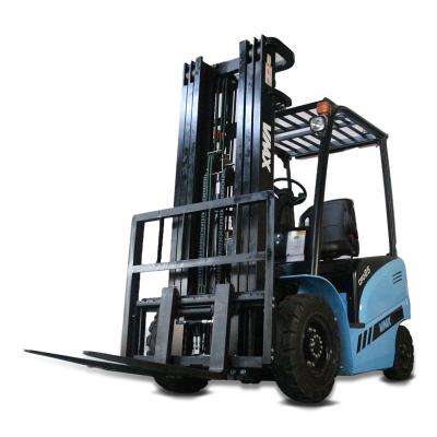 China Large Electric Warehouse Forklift Sit Down Forklift Lifting Equipment Blue for sale