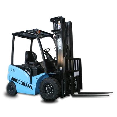 China Indoor Small Electric Warehouse Forklift Battery Powered With Forks Sideshift for sale