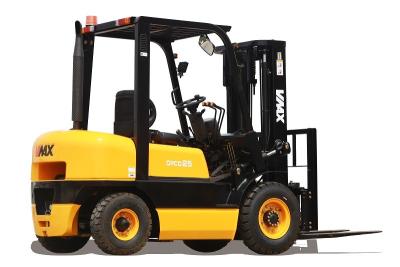 China High Rack Warehouse Diesel Powered Forklift Automatic Lift Truck 4T Capacity for sale