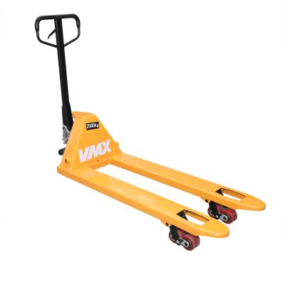 China Mini Hydraulic Hand Pallet Truck 2.5 Ton 1220mm Fork Length Optional Color for sale