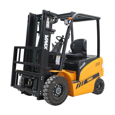 China 2.5T electric forklift with AC motor for driving and DC motor for lifting for sale