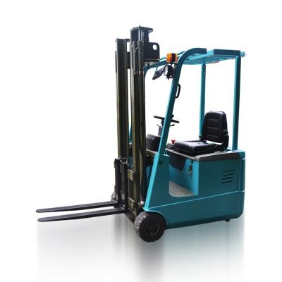 China AC 1.0 -1.5 Ton Three Wheel Electric Forklift 24V Battery Powered Forklift Truck for sale