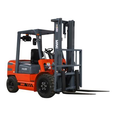 China 3 ton forklift manual hydraulic forklift with spare parts for free CPC30 for sale