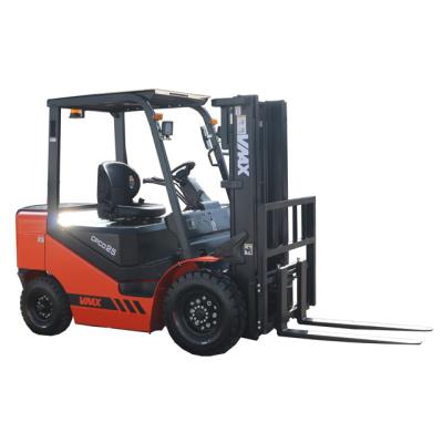 China automatic forklift with 2.5ton forklift truck 4 wheel drive forklift CPCD25 japanese engine for sale