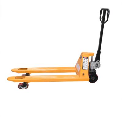 China 2.5 Ton Manual Forklift Hand Pallet Truck 2500kg Hydraulic Truck for sale