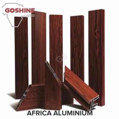 China China aluminum extrusion factory new design aluminum profile wooden grain for sale