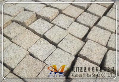 China Yellow Granite Paving Stone for sale
