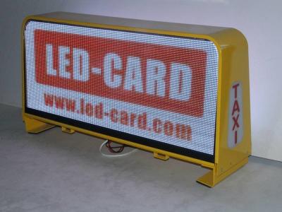 China Light Weight 12v Taxi LED Display P5mm With 140º Viewing Angle for sale