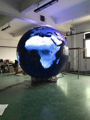 China Ball Led Display Globe Screen Pixel Pitch 4 Mm Diameter 3 M Seamless Splicing for sale