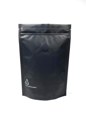 China Food Grade Packaging Recyclable Coffee Bags Coffee Bags With Valve And Zipper for sale