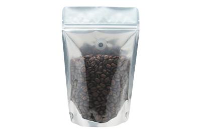 China Customized Color Stand Up Pouch Bags Coffee Bean Packaging With Zipper for sale