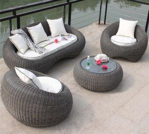 Китай Коричневый диван для наружного двора водонепроницаемая садовая мебель угловой диван продается
