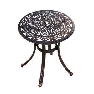 China Oem Cast Aluminium Garden Table Unfolded Aluminium Table And Chairs Outdoor for sale