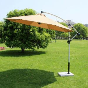 China 3m Banana Courtyard Aluminum Cantilever Umbrella For Garden Outdoor for sale