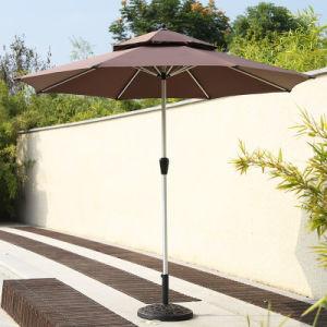 China 2.7m Paraguas para patio de aluminio medio Paraguas al aire libre sin espalda en venta