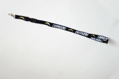 China Promotional Gift San Diego Chargers Team Nice Style Polyster NFL Lanyard for sale