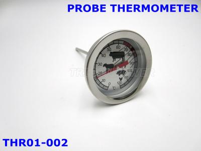China Custom Made High Temperature Oven Thermometer THR01-002 For Built In Oven for sale
