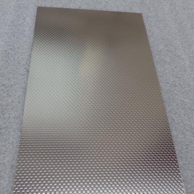 China Embossed Decorative Stainless Steel Plate Sheet ASTM SUS304 304L for sale