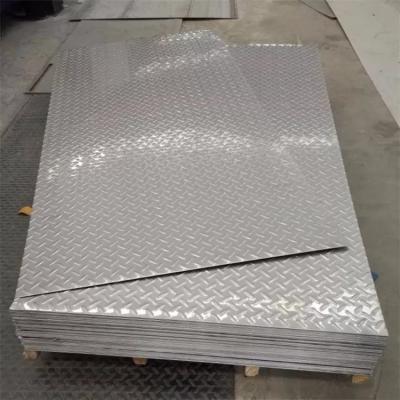 China 4x8 Feet Stainless Steel Checkered Plate 316 321 Patterned Textured Press for sale