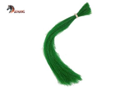 China 9in-12in Colored Horse Hair Extensions Green Horsetail Extensions for sale