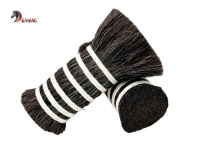 China Horsehair Brush Making Materials Black Horse Mane Extensions for sale