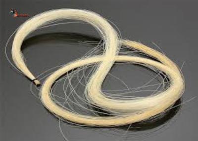 China White Tail & Mane Horse Hair Blend Horsehair Bulk Shabby Chic for sale