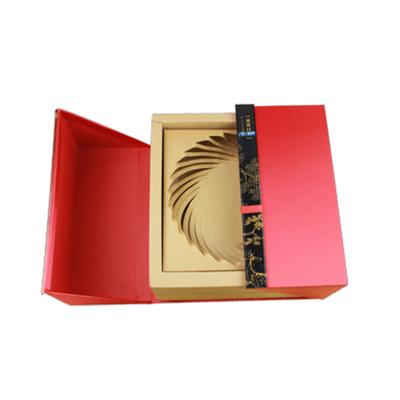 China OEM Corrugated Paper Packaging Box FSC ISO9001 Foldable Gift Tea Box for sale
