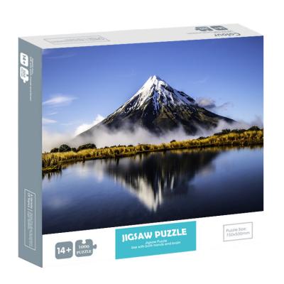 China 1000 Pc Mount Fuji Die Cut Paper Jigsaw Puzzle For Adult CMYK Color for sale