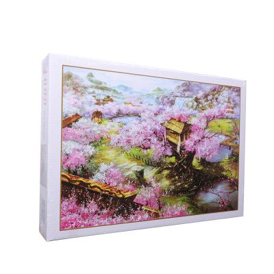 China 1.8mm Cartoon Landscape Paper Jigsaw Puzzle Games 300 Piece for sale