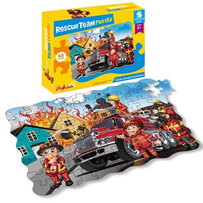 Chine 5 To 7 Years 205gsm CCNB Paper Jigsaw Puzzle Gift Game Toy à vendre