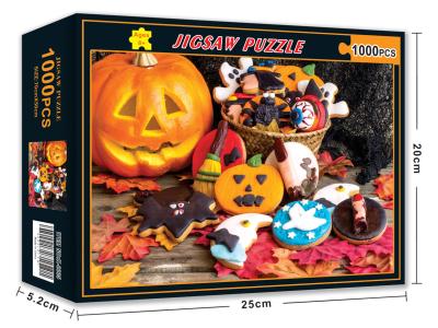 China 1.8mm Halloween Jigsaw Puzzles , Prop66 3D Custom Printed Puzzle for sale