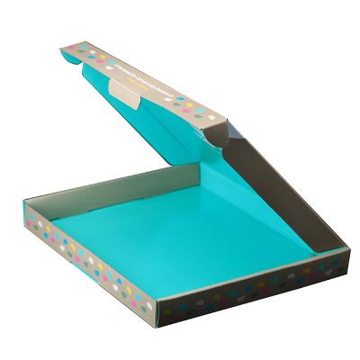 China Blue Self Erecting PMS Foldable Paper Box Matt Lamination ODM for sale