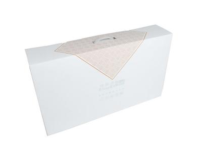 China 100gsm - caja de empaquetado del cartón de la almohada 160gsm con la manija en venta