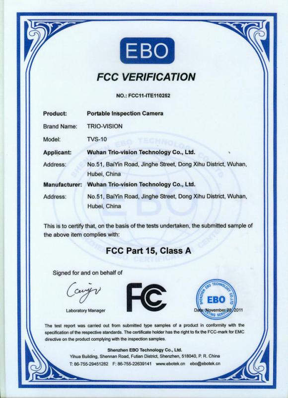 FCC - Trio-Vision Technology Co.,Ltd