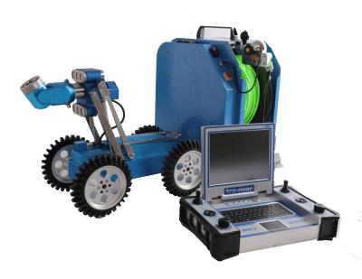 China Mainline Pipeline Inspection Robot , Pipe Crawler Robot Wireless Control for sale