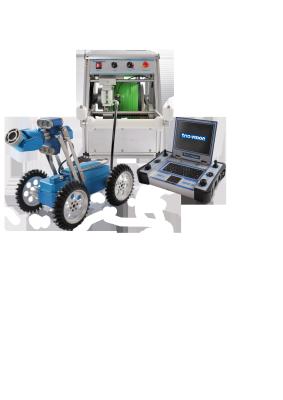 China Robô impermeável da inspeção do encanamento, velocidade ajustável do robô da inspeção do esgoto à venda