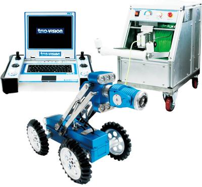 China CCD Camera Robotic Crawler Pipe Inspection System , Duct Inspection Robot for sale