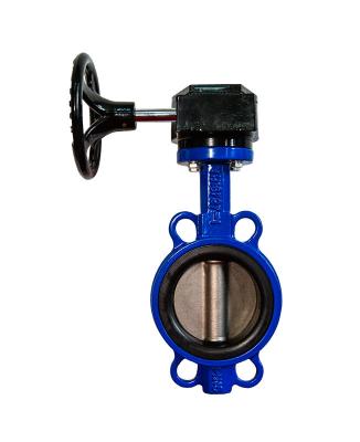 China DN50-DN300 Gear Operated Butterfly Valve Wafer End for Water for sale