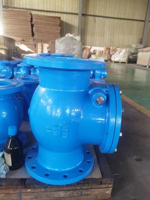 China ODM PN16 Metal Seat Cast Iron Check Valve With Counter Weight for sale