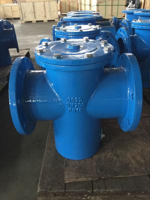 China Válvula de filtro de cesta con bridas para el riego de aceite de vapor personalizada en venta