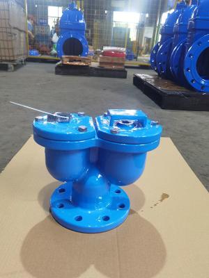 China La valva de liberación de aire de doble orificio para tuberías de hierro fundido EPDM/SS304/SS316 en venta