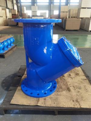 China DN50 - DN300 Cast Iron Y Strainer Flanged End Connection With Fast Delivery for sale