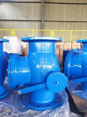 China Cast Iron Check Valve With Counter Weight Water / Steam / Oil / Gas PN10 - PN16 for sale