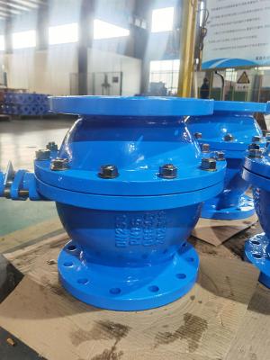 Chine DN50 - DN300/2 -12 Ductile Iron Ball Valve With API 598 Test Standard And Sealing Options à vendre