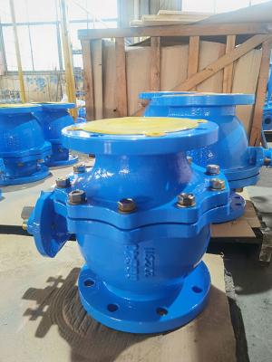China Flange Cast Iron Ball Valve A105 ENP Ball And 2Cr13 Material for sale