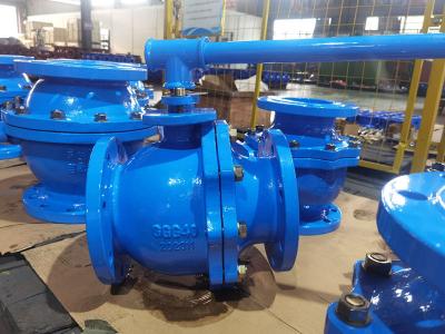 China DN50 - DN300 Ductile Iron Ball Valve With EPDM / NBR / PTFE Sealing for sale